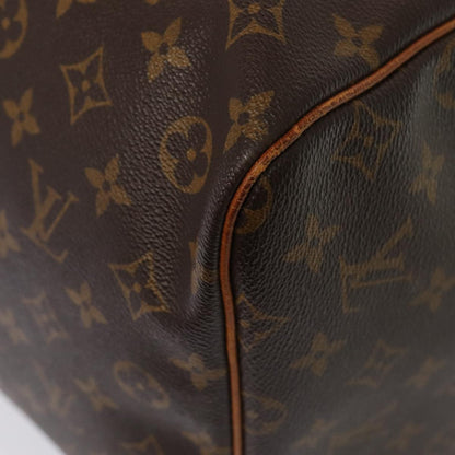 Louis Vuitton Keepall 60, Brown, Canvas, travel