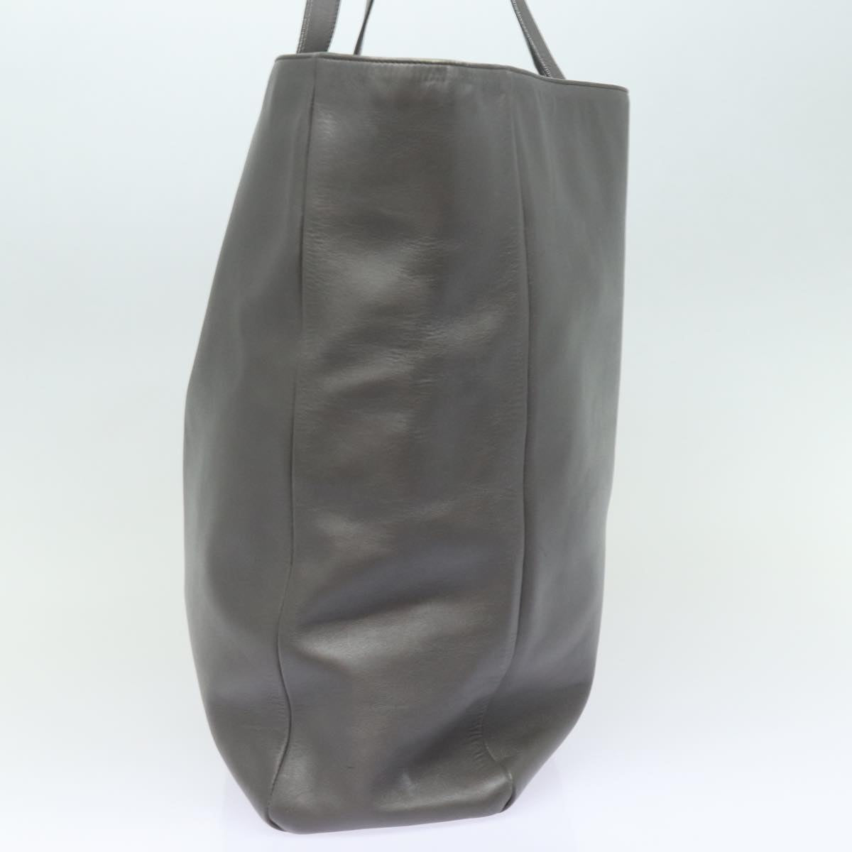 Saint Laurent Reversible, Grey, Leather, tote