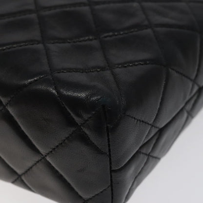 Chanel Timeless, Black, Leather, clutch