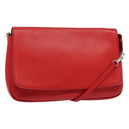 Louis Vuitton Parnassea, Red, Leather, shoulder