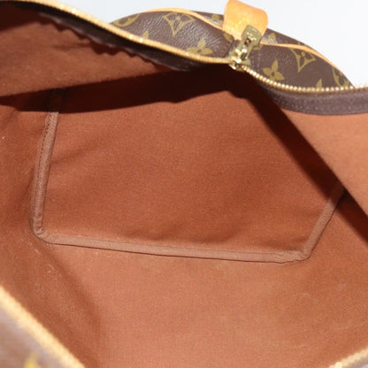Louis Vuitton Keepall 55, Brown, Canvas, travel