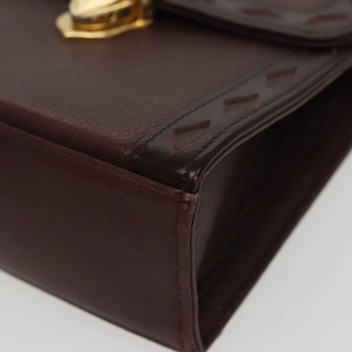 Saint Laurent, Burgundy, Leather, handbag