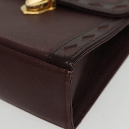 Saint Laurent, Burgundy, Leather, handbag
