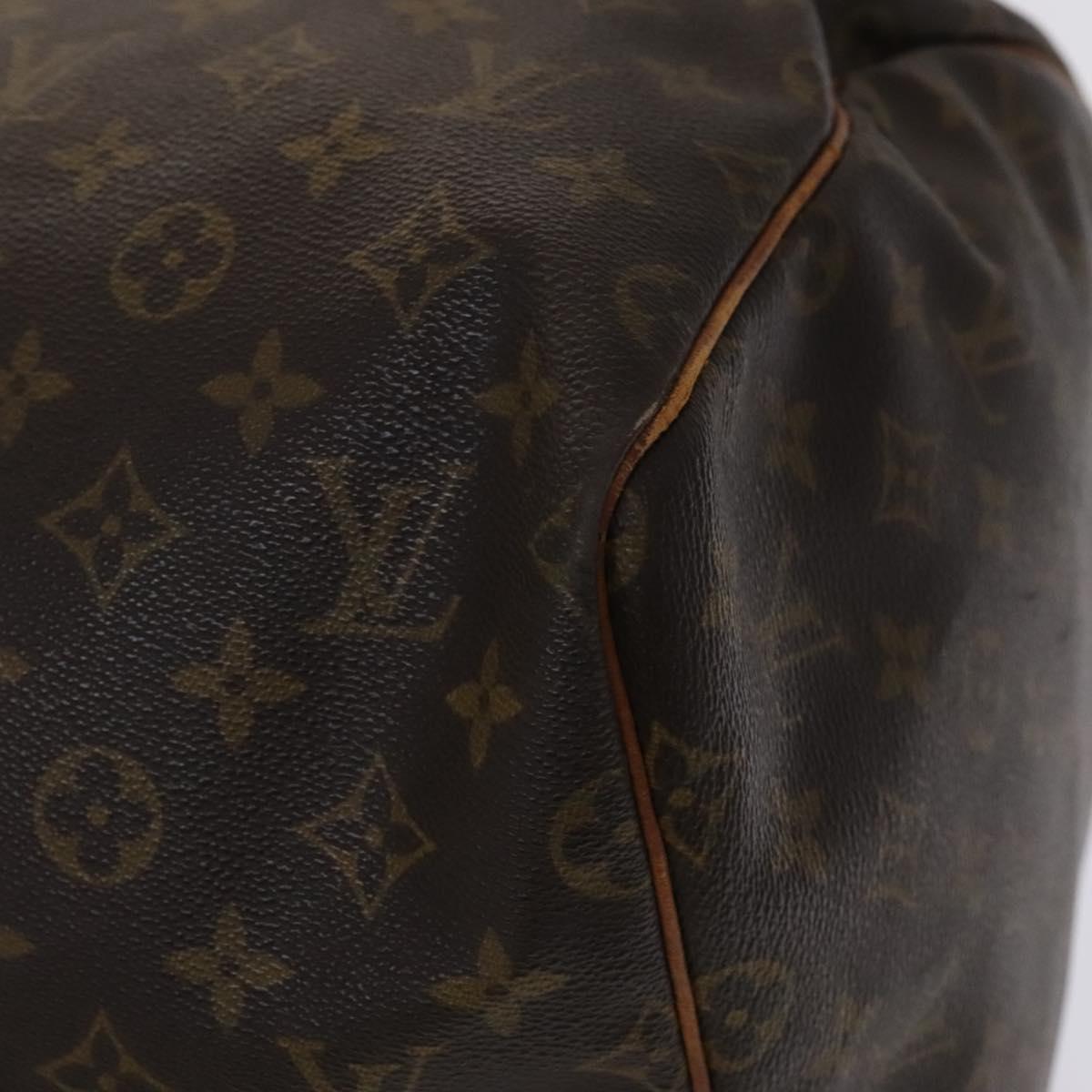 Louis Vuitton Keepall 55, Brown, Canvas, travel