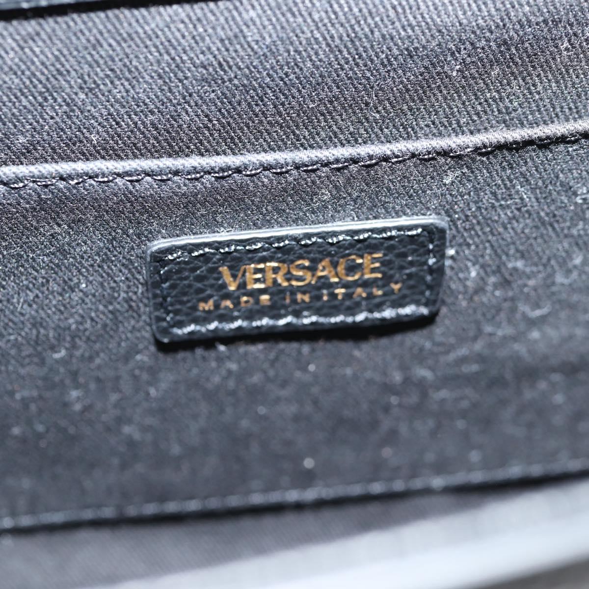 Versace Medusa, Black, Leather, shoulder