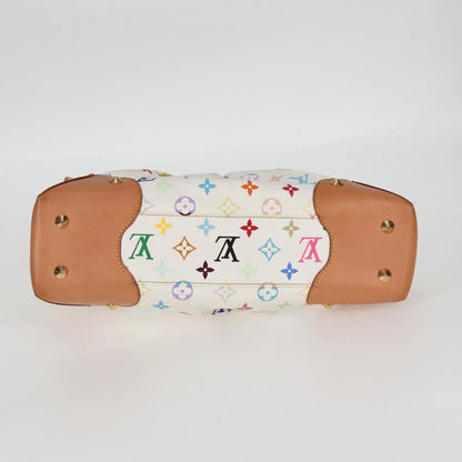Louis Vuitton Judy, White, Canvas, handbag