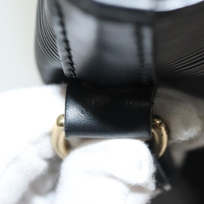 Louis Vuitton Noé, Black, Leather, shoulder