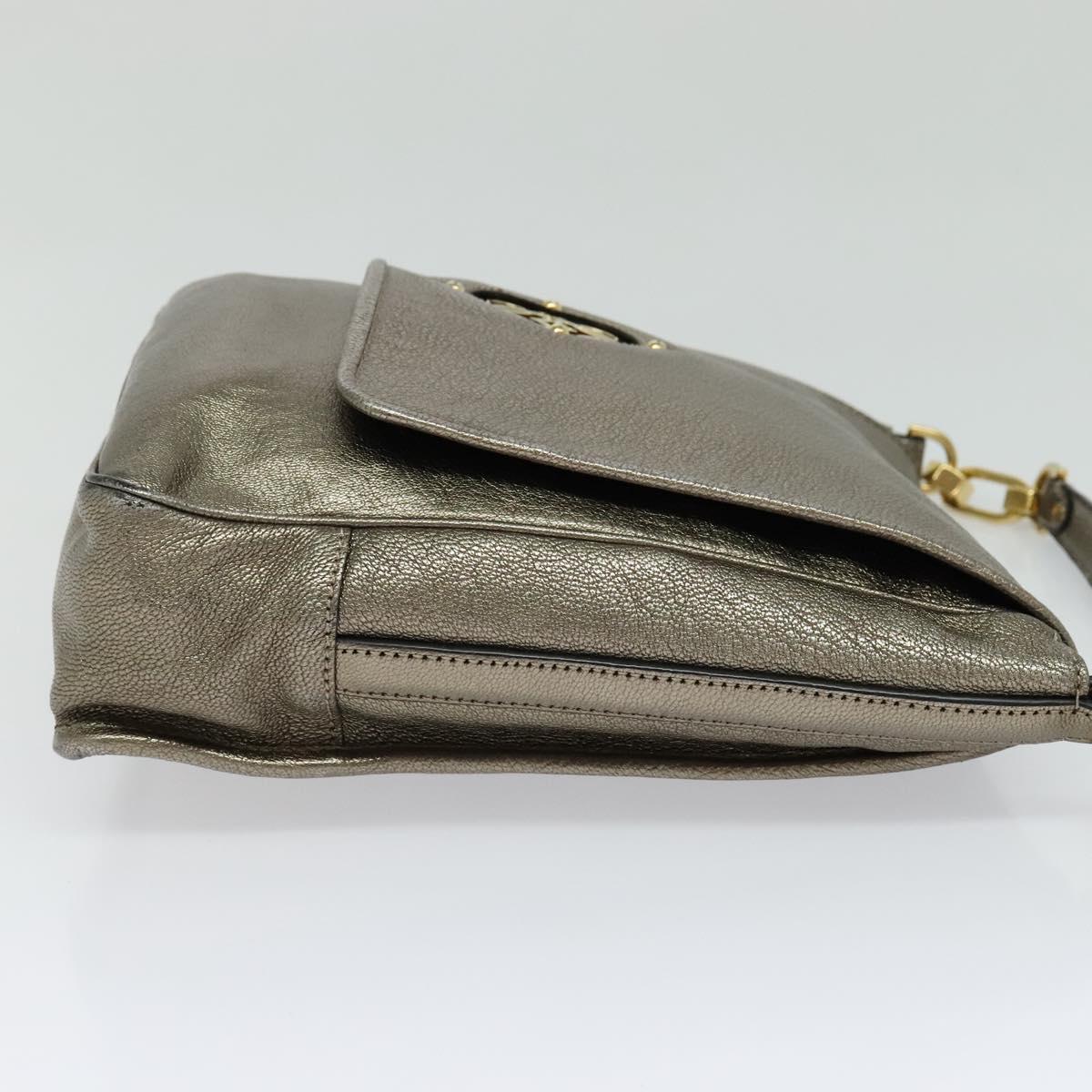 Loewe Anagram, Gold, Leather, shoulder