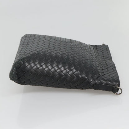 Bottega Veneta Intrecciato, Black, Leather, shoulder