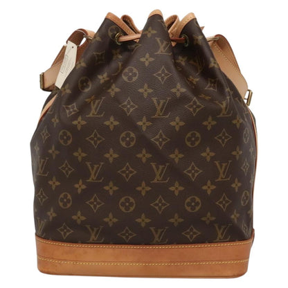Louis Vuitton Noe, Brown, Canvas, shoulder