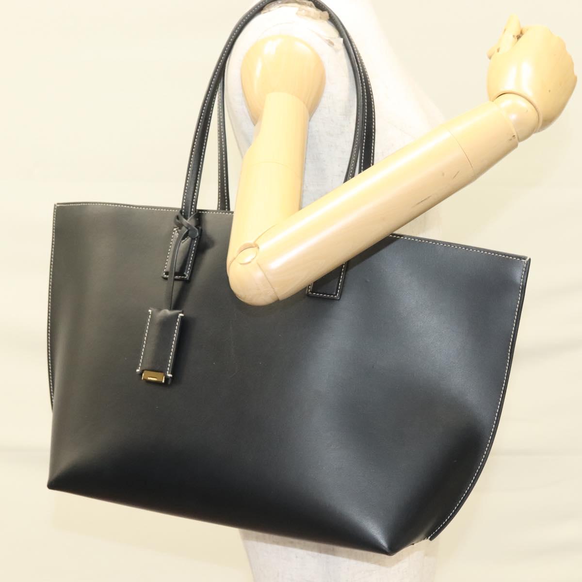 Burberry TB, Black, Leather, tote