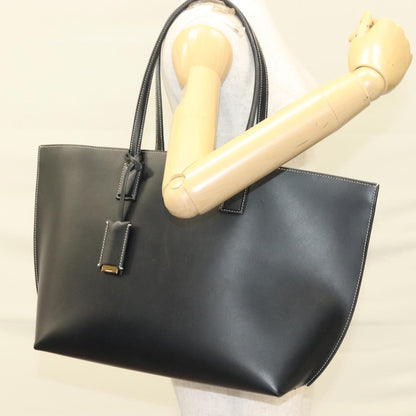 Burberry TB, Black, Leather, tote