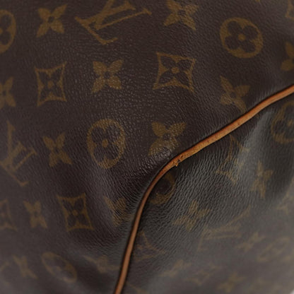 Louis Vuitton Keepall 60, Brown, Canvas, travel