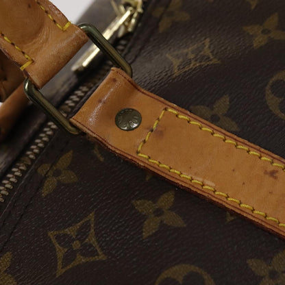 Louis Vuitton Keepall 60, Black, Canvas, travel