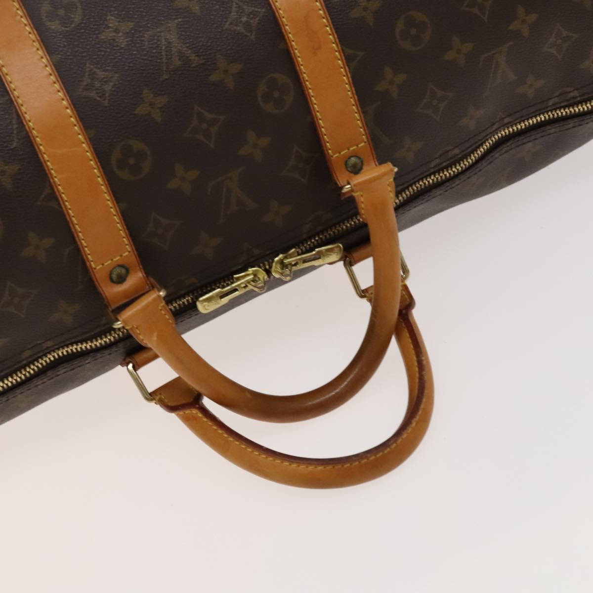 Louis Vuitton Keepall 55, Camel, Canvas, travel