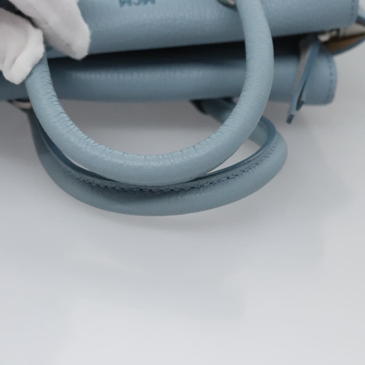 MCM Milla, Blue, Leather, handbag