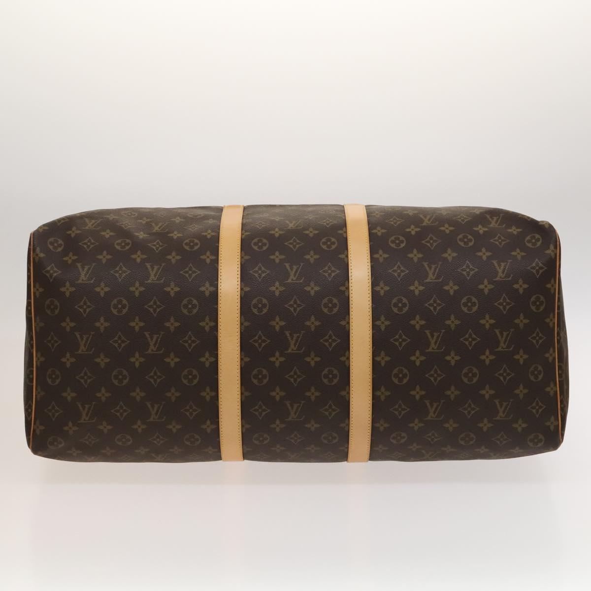 Louis Vuitton Keepall 60, Brown, Canvas, travel