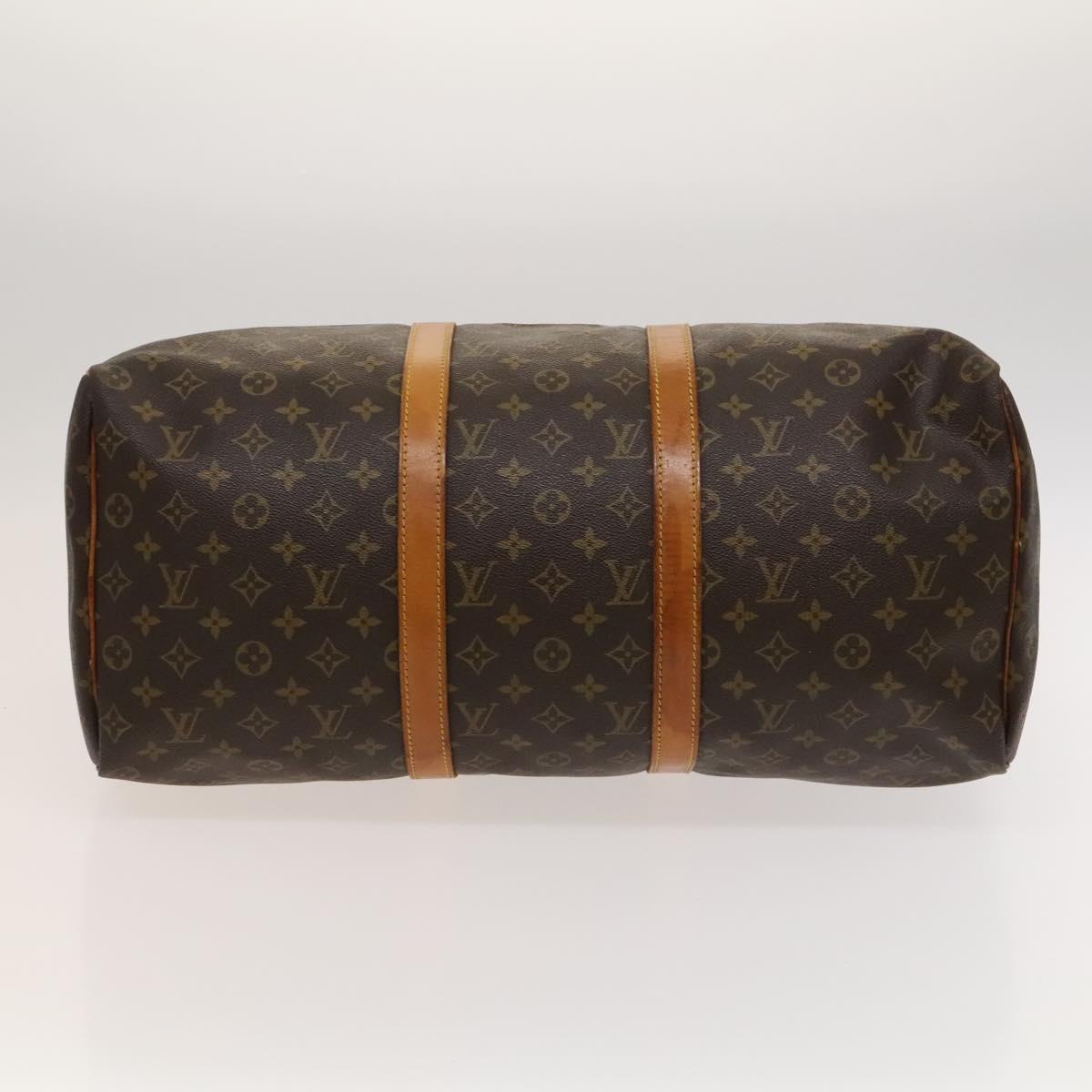 Louis Vuitton Keepall 50, Brown, Canvas, travel