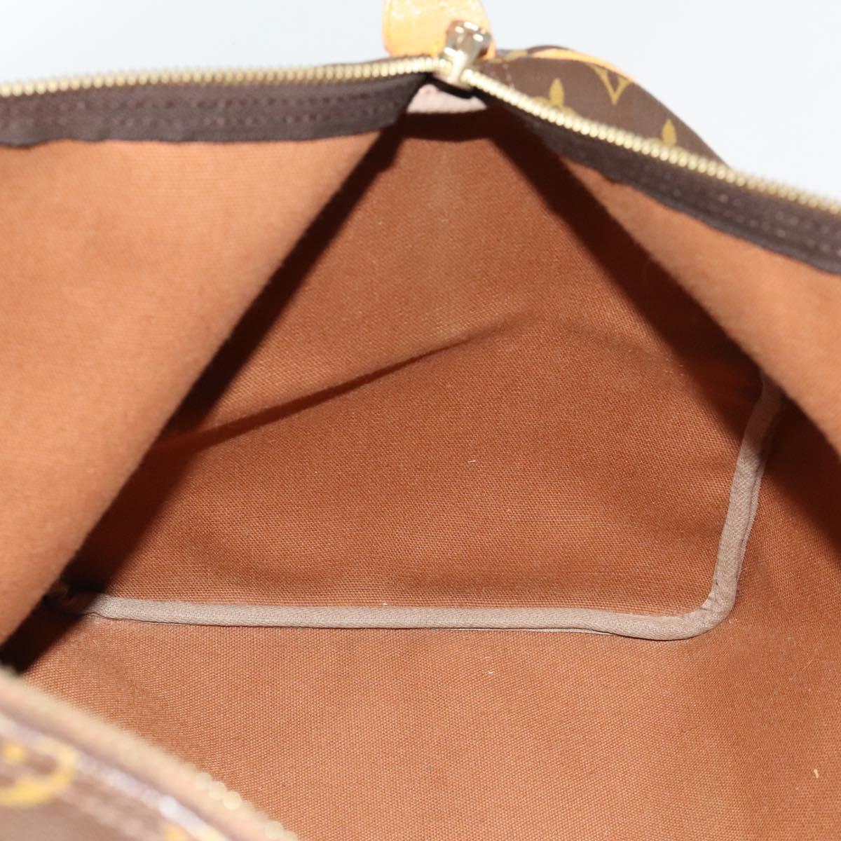 Louis Vuitton Keepall 55, Brown, Canvas, travel