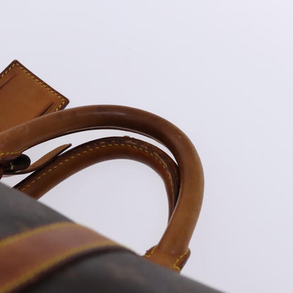Louis Vuitton Keepall 55, Brown, Canvas, travel