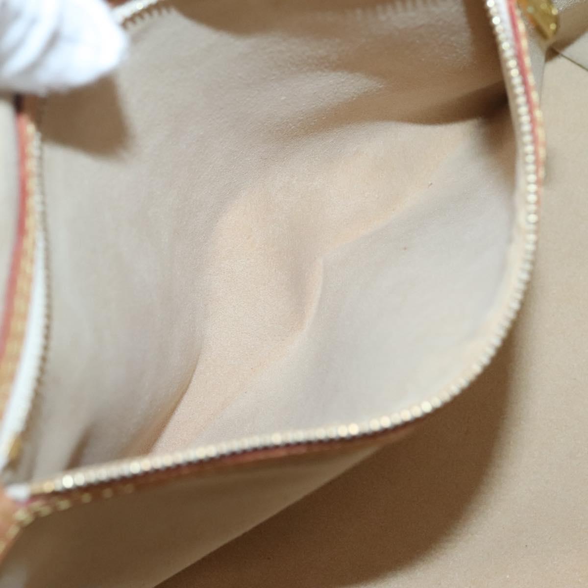 Louis Vuitton Hampstead, White, Canvas, tote