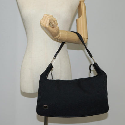 Gucci GG canvas, Black, Canvas, shoulder