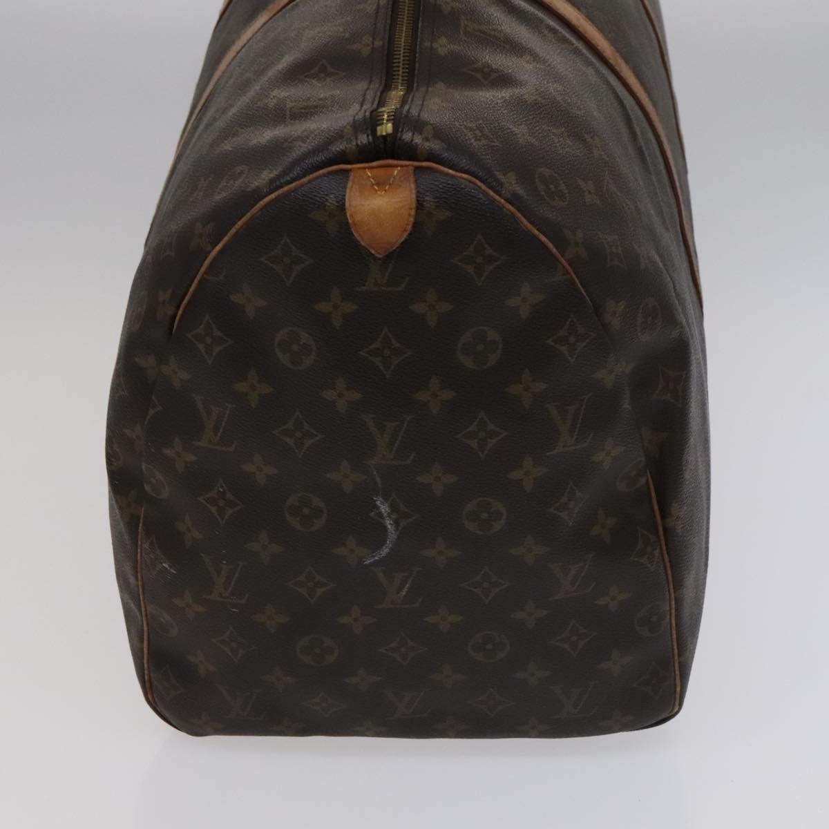 Louis Vuitton Keepall 60, Brown, Canvas, travel