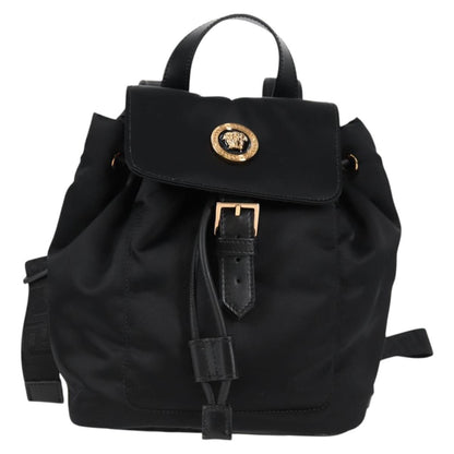 Versace Medusa, Black, NYLON, backpack