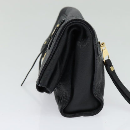 Louis Vuitton Petillante, Black, Leather, clutch