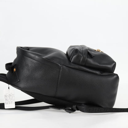Versace Medusa, Black, Leather, backpack