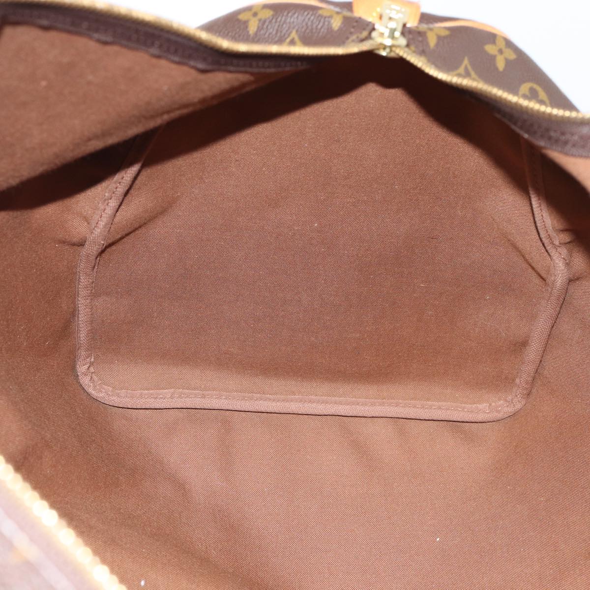 Louis Vuitton Keepall 60, Brown, Canvas, travel