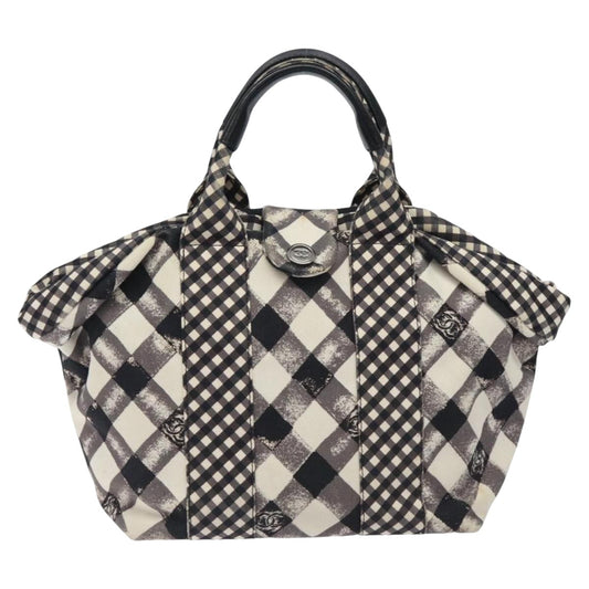Chanel, Black, Canvas, handbag