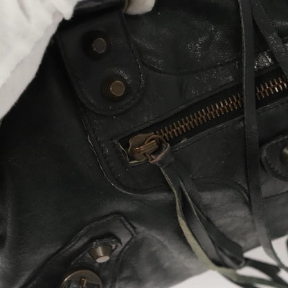 Balenciaga City, Black, Leather, handbag