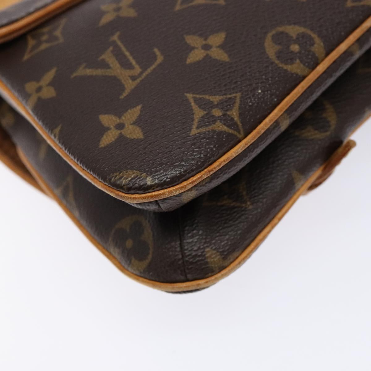 Louis Vuitton Marelle, Brown, Canvas, shoulder