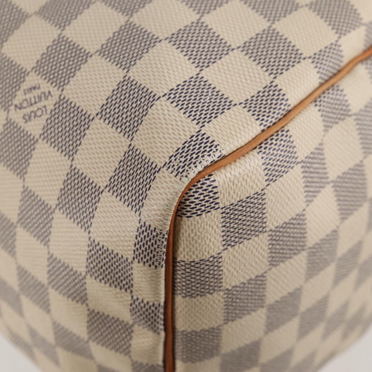 Louis Vuitton Speedy 30, White, Canvas, handbag