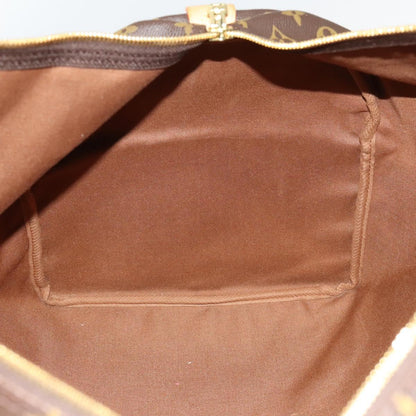 Louis Vuitton Keepall 60, Brown, Canvas, travel