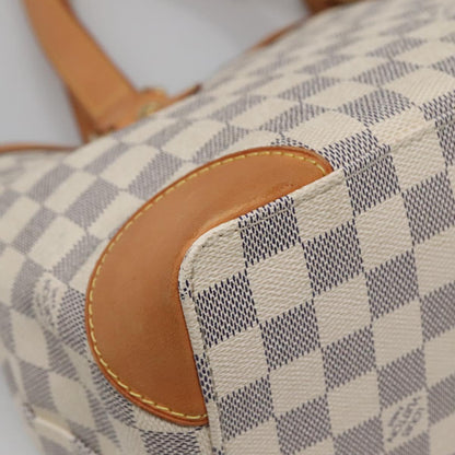 Louis Vuitton Hampstead, White, Canvas, tote