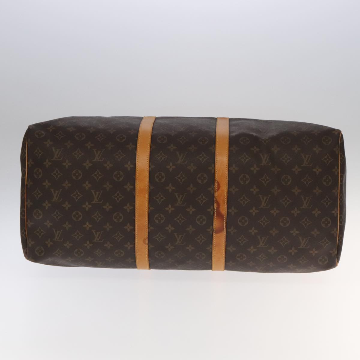 Louis Vuitton Keepall 60, Brown, Canvas, travel