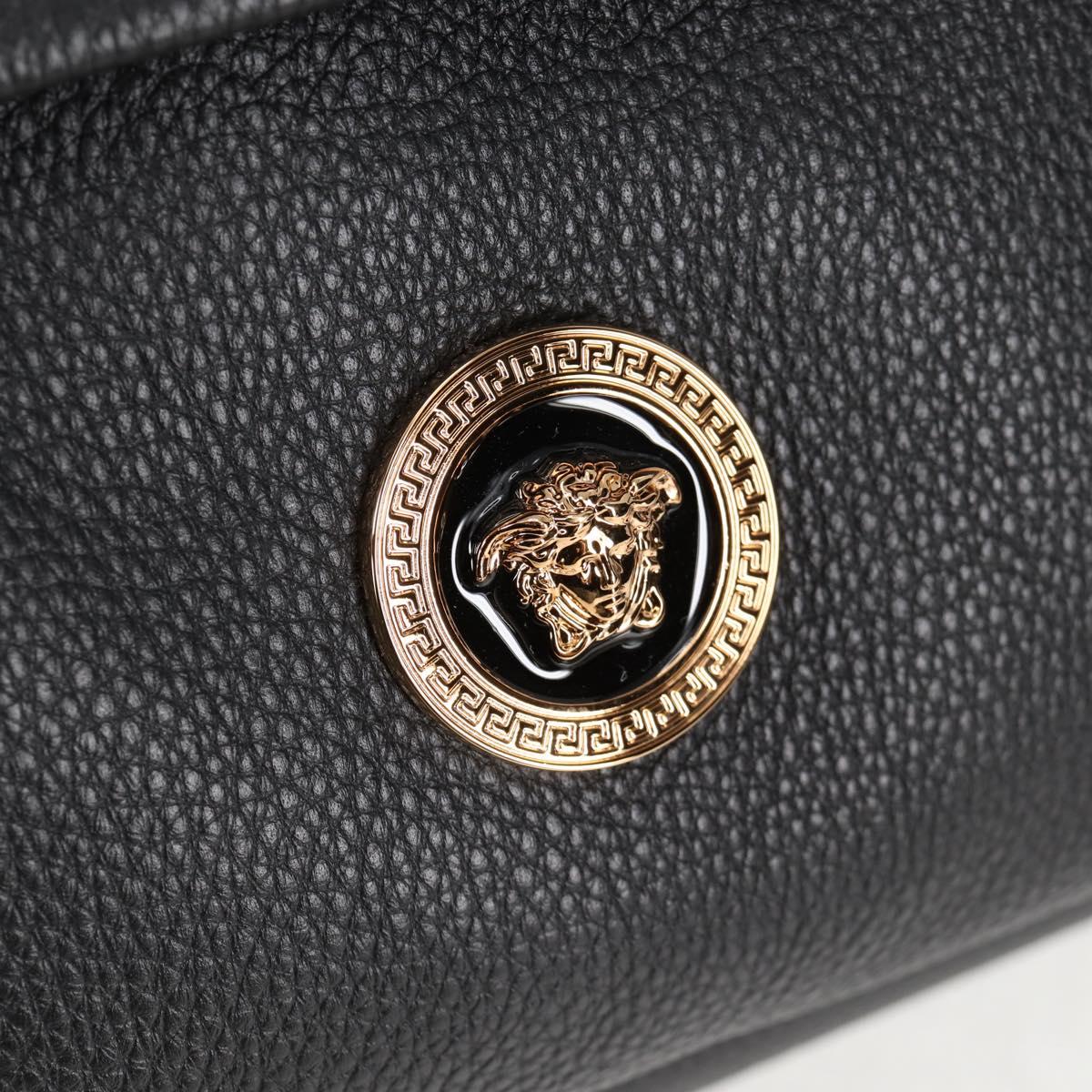 Versace Medusa, Black, Leather, backpack
