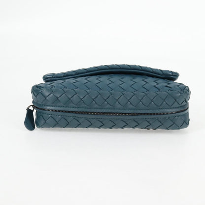 Bottega Veneta Olimpia, Blue, Leather, shoulder