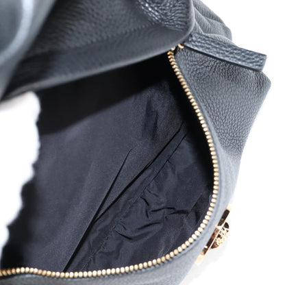 Versace Medusa, Black, Leather, backpack