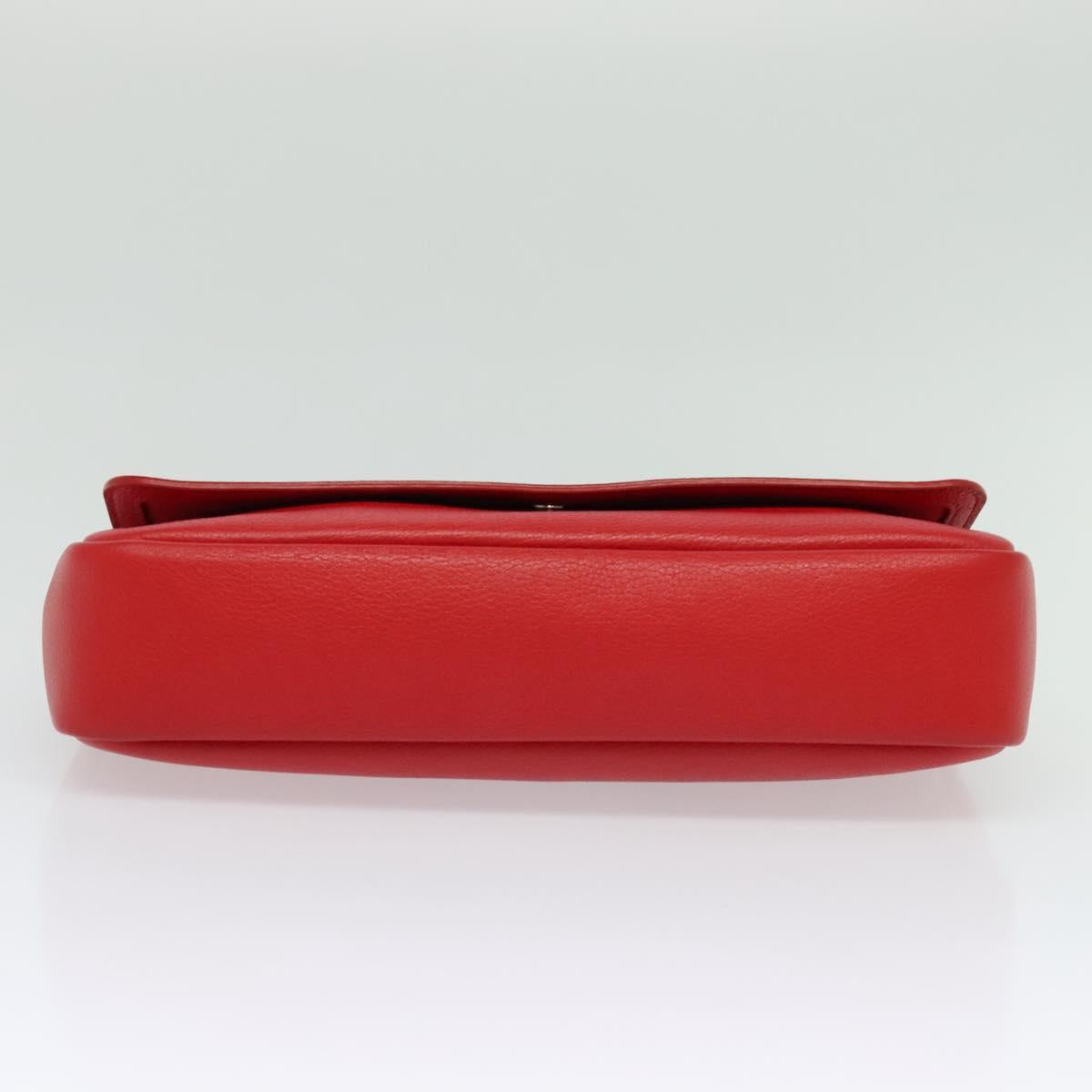 Louis Vuitton Parnassea, Red, Leather, shoulder