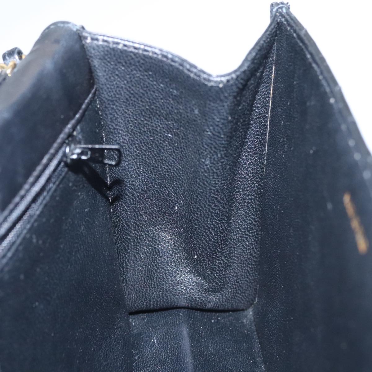 Chanel Full Flap, Black, Leather, shoulder