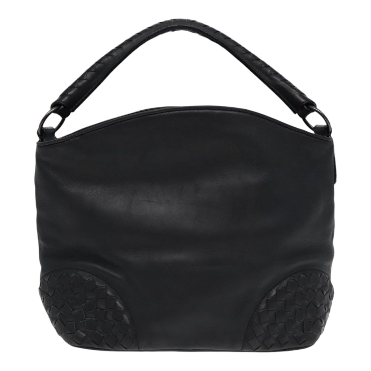 Bottega Veneta Intrecciato, Black, Leather, shoulder