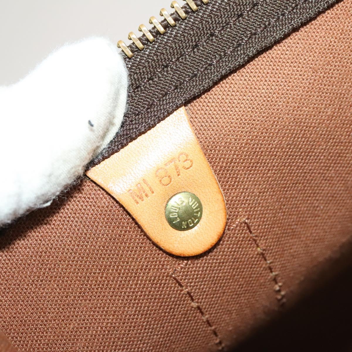 Louis Vuitton Keepall 55, Brown, Canvas, travel