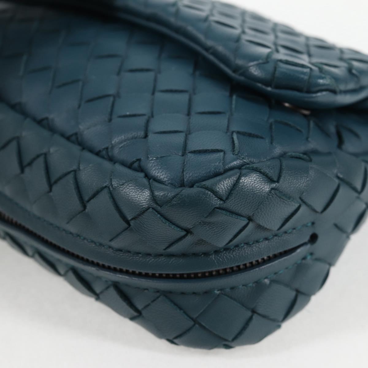 Bottega Veneta Olimpia, Blue, Leather, shoulder