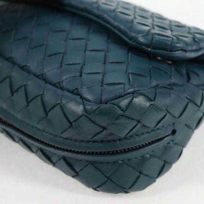Bottega Veneta Olimpia, Blue, Leather, shoulder