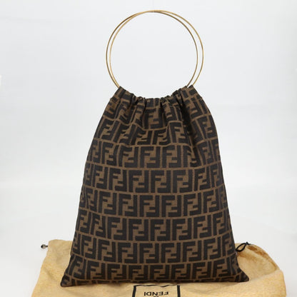 Fendi Zucca, Brown, Canvas, handbag