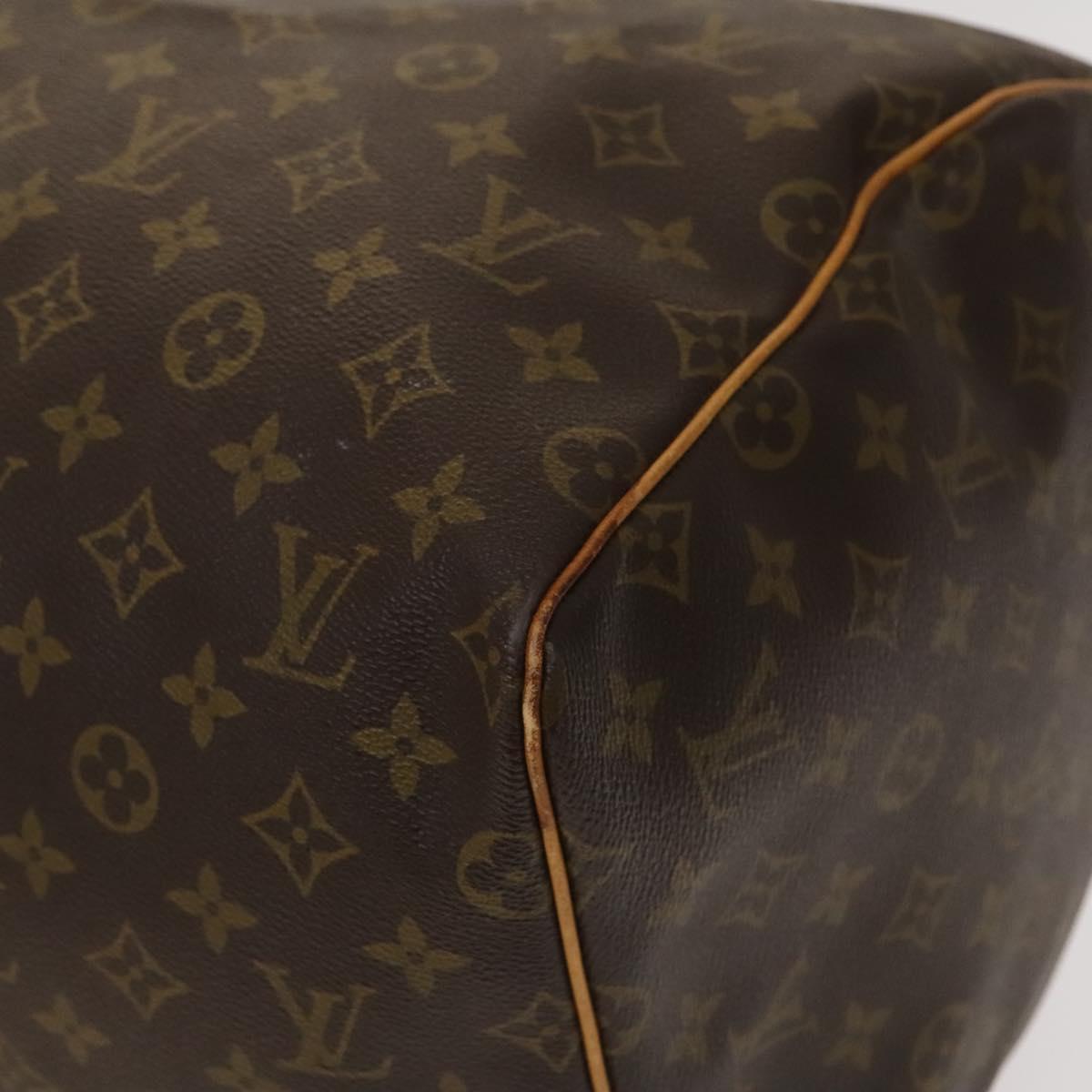 Louis Vuitton Keepall 55, Brown, Canvas, travel