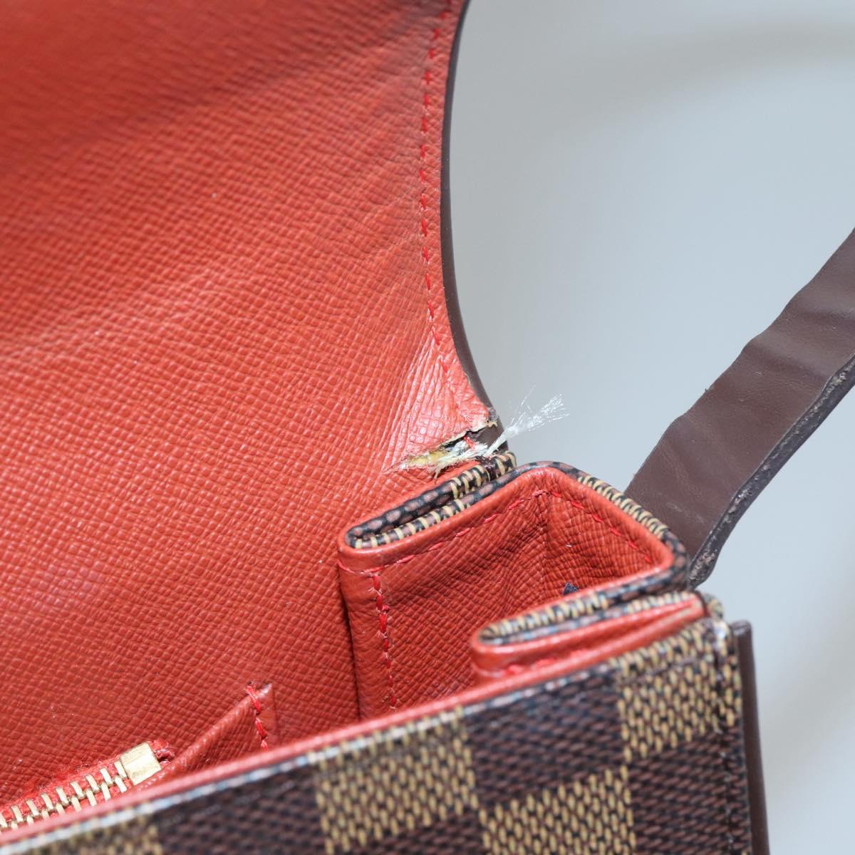 Louis Vuitton Tribeca, Brown, Canvas, shoulder
